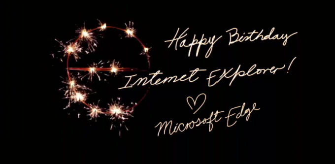 جشن تولد 20 سالگی اینترنت اکسپلورر