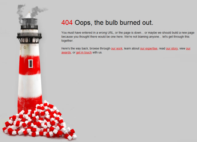 اصول طراحی صفحه 404 در طراحی سایت