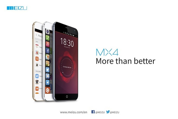 میزو نسخه مبتنی بر اوبونتو گوشی MX4 را معرفی می‌کند