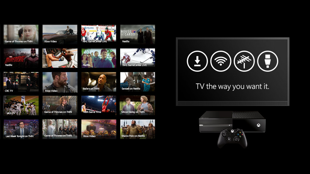 تماشای تلویزیون با xbox one