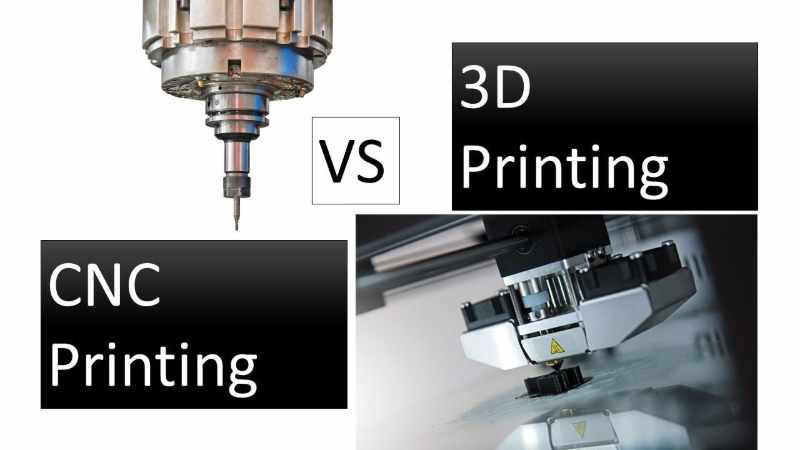 بررسی شباهت و تفاوت‌های دستگاه CNC و پرینتر سه بعدی