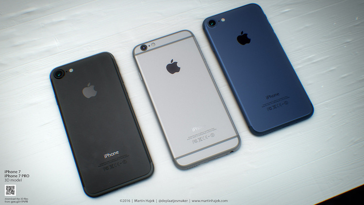 iPhone 7 Black Concept Photography