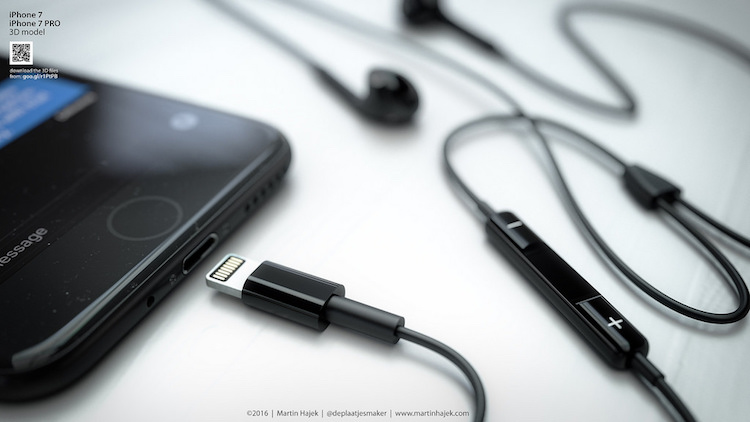 iPhone 7 Black Concept Render