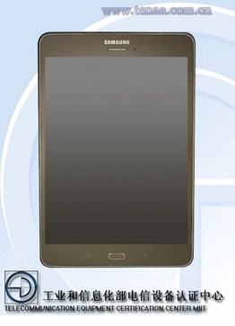 تصویر تبلت گلکسی تب 5 از روبرو