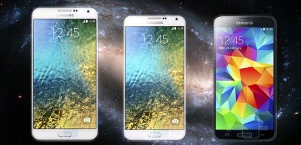 مقایسه مشخصات اسمارت فون های گلکسی Galaxy E7 ،Galaxy E5 و Galaxy S5 سامسونگ در قالب جدول
