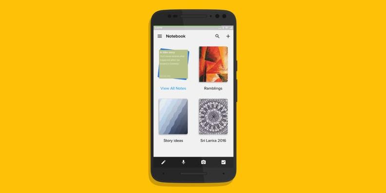 Zoho Notebook اپلیکیشن یادداشت برداری زیبایی که به آن نیاز دارید