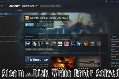 آموزش رفع خطای Steam Disk Write Error در ویندوز 10