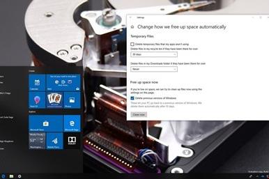 آموزش پاک کردن فایلهای اضافه بعد از آپدیت در ویندوز 10