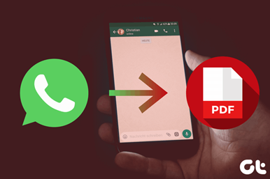 نحوه ذخیره پیام های واتس آپ به صورت pdf
