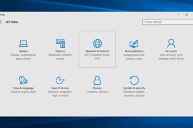 تنظیمات اولیه ویندوز 10