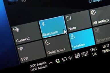 ارسال فایل از طریق بلوتوث در ویندوز 10