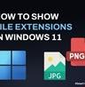 نحوه نمایش پسوند فایل‌ها در ویندوز 11
