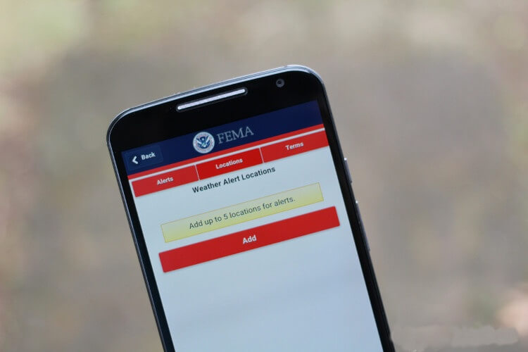اپلیکیشن FEMA و اعلام وضعیت آب و هوای نقاط مختلف