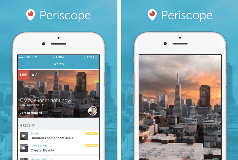اپلیکیشن Periscope: رکورد یک میلیون کاربر در ۱۰ روز و تحول استریم زنده