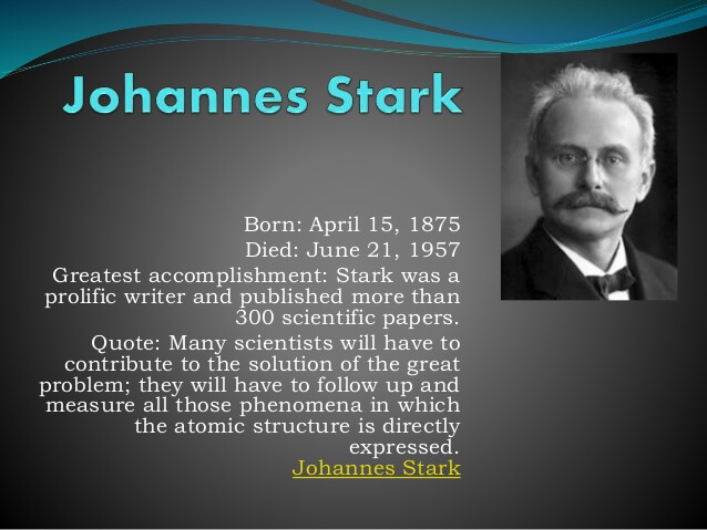 زندگی نامه یوهانس اشتارک