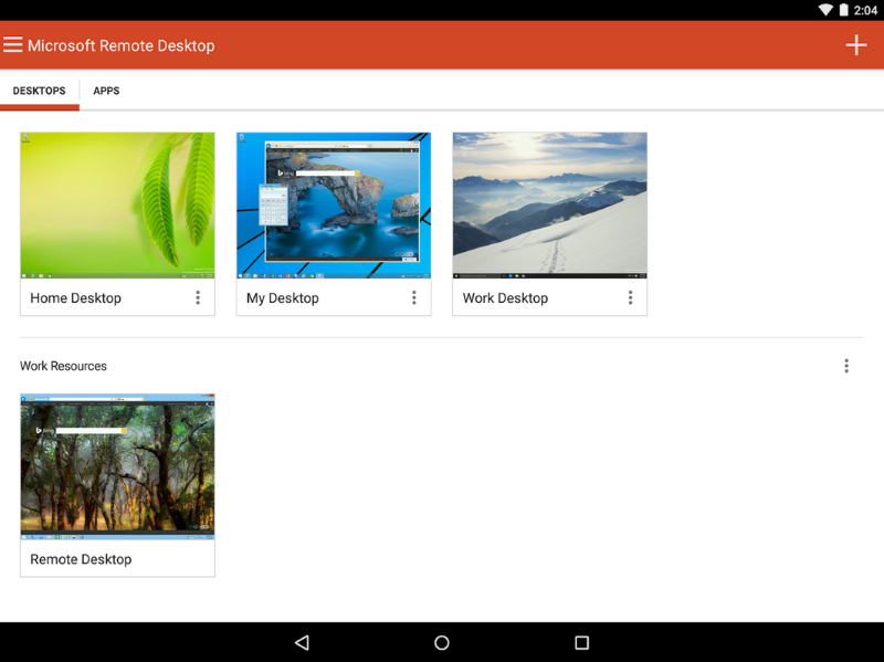 اپلیکیشن Microsoft Remote Desktop اندروید با طراحی جدید بروز رسانی شد