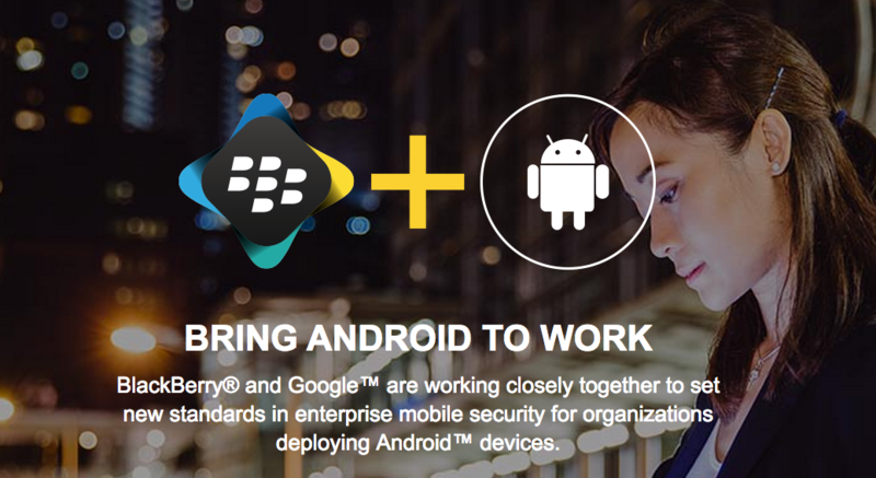 همکاری بلک بری و گوگل، افزایش امنیت اندروید