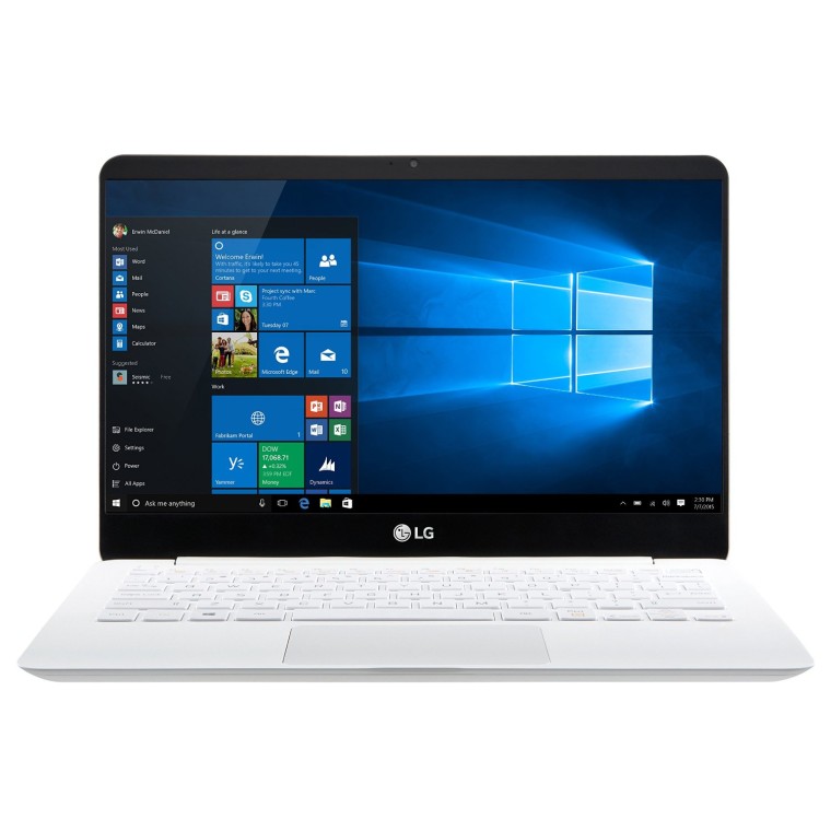 لپ تاپ جدید ال جی با سیستم عامل ویندوز ۱۰