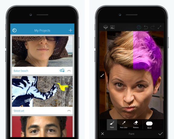 Adobe جدیدترین نسخه برنامه فتوشاپ خود را برای ios منتشر کرد