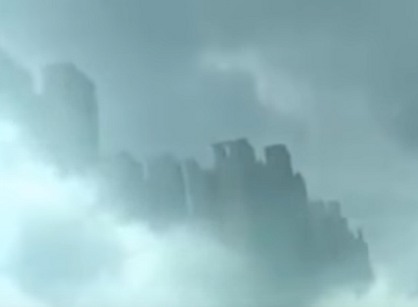 تصاویری عجیب از شهرهای شناور در آسمان