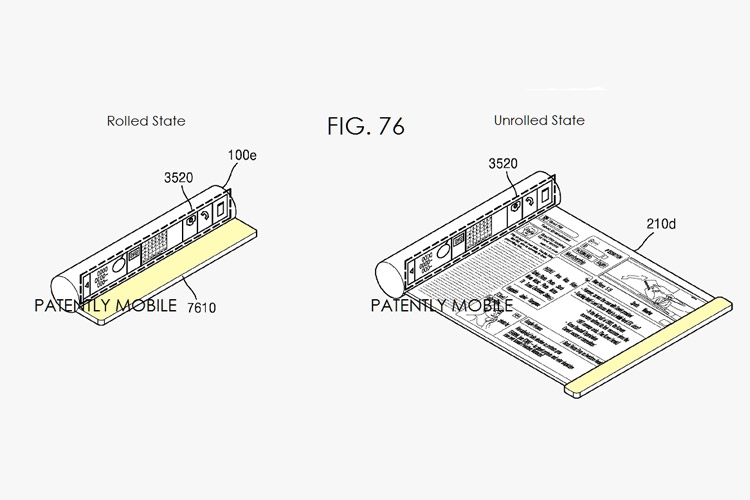 سامسونگ پتنت نمایشگر هوشمند تاشدنی را ثبت کرد