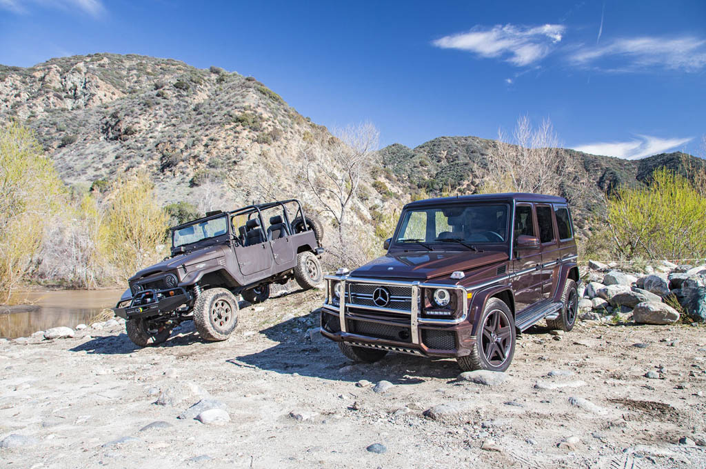 پیشگاموبیل:جدال FJ44 و AMG G65
