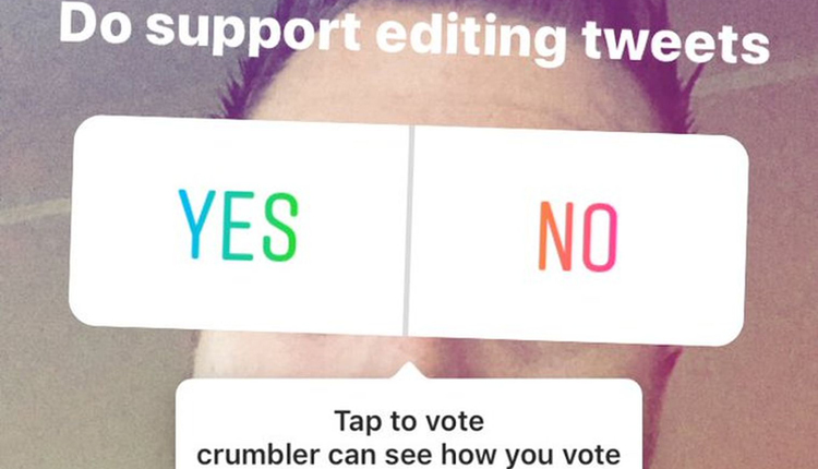 نظر سنجی در اینستاگرام (استوری)