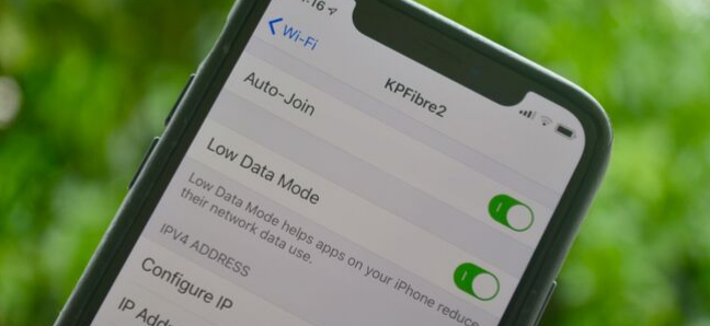 نحوه فعال کردن حالت low data در iPhone خود