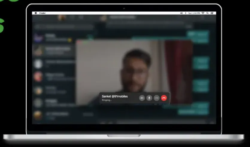 آموزش برقراری تماس صوتی یا تصویری واتساپ روی دسکتاپ