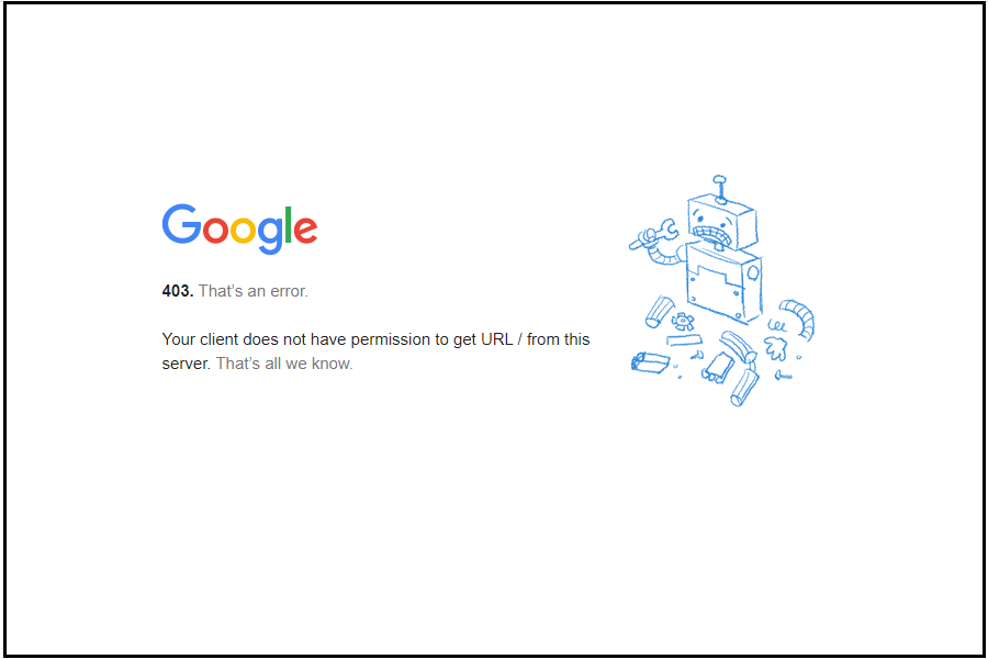 حل قطعی مشکل Your Client Does Not Have Permission to Get URL | راهکارهای عملی 1404