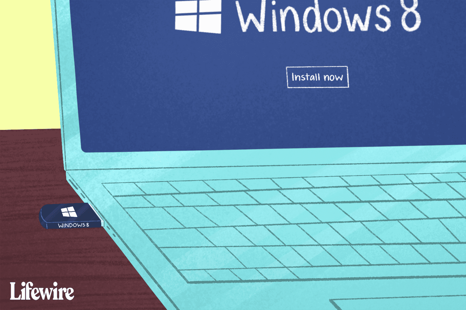 آموزش نصب ویندوز 8 روی لپ تاپ