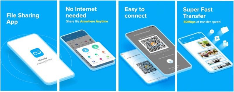 شخصی&zwnj;سازی تنظیمات انتقال در اپلیکیشن ShareMe