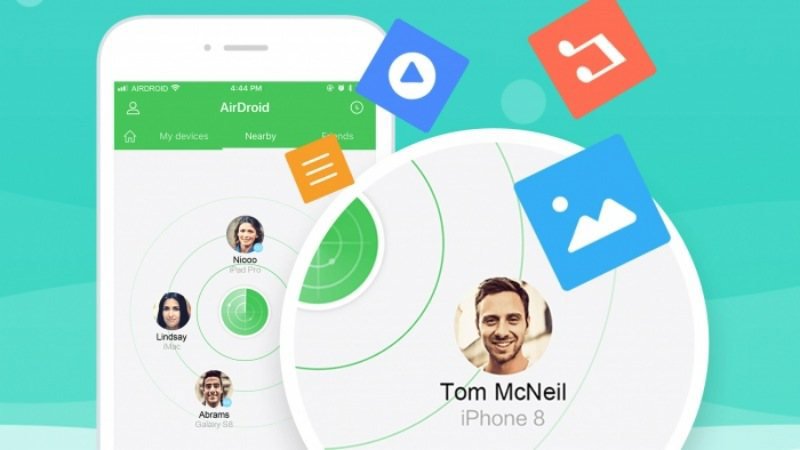 انتقال فایل با سرعت بالا در اپلیکیشن AirDroid