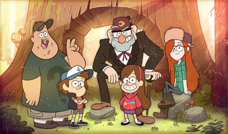 نمایی از سریال Gravity Falls از سریال&zwnj;های شبیه Dark