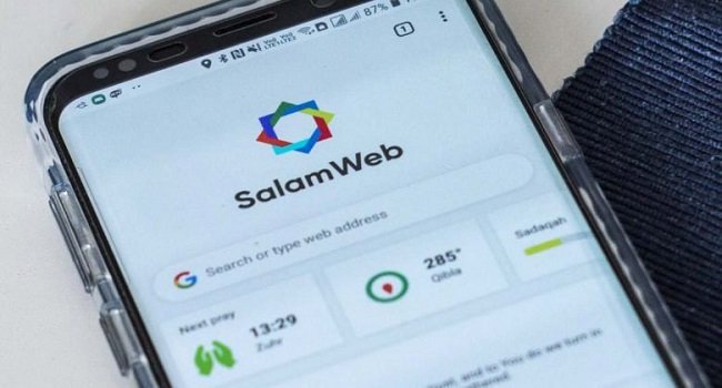 اپلیکیشن SalamWeb روی گوشی